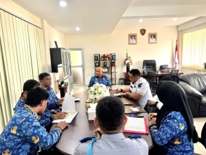 Bapenda Maluku Gelar Rapat Pembahasan Aset Fungsional Bersama Tim Aset Provinsi