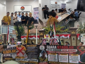 HIPMA-Bursel Demo di Mabes Polri, Desak Evaluasi Polres Buru Selatan dan Keadilan bagi Briptu Haryanto Tasane